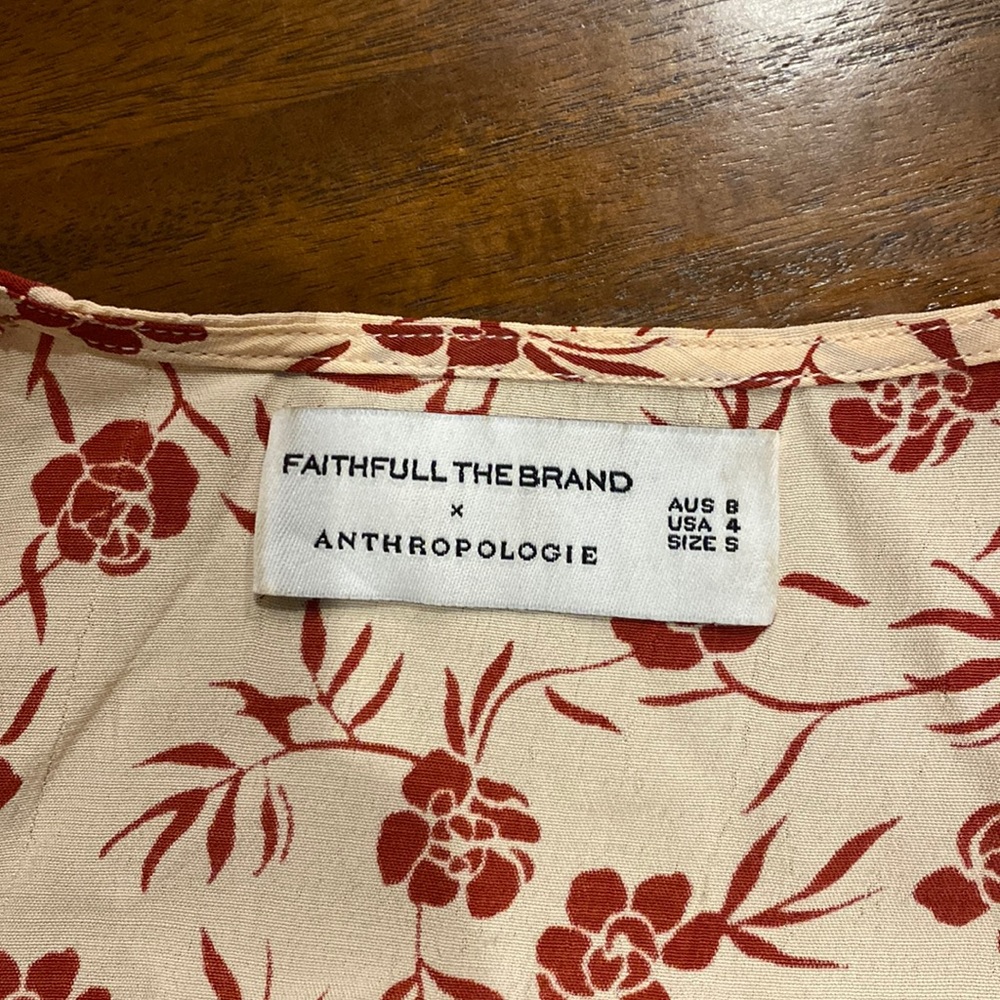 Faithfull The Brand x Anthropologie Wrap Dress - Picture 5 of 7
